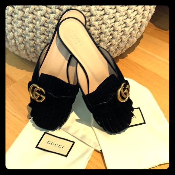 Gucci Backless Loafers - Picture 1 of 5